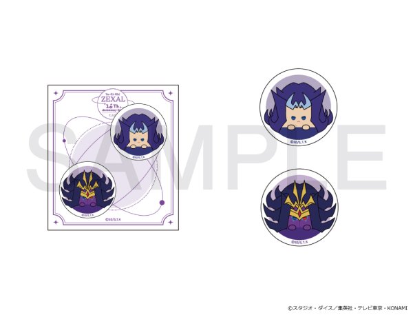 画像1: 遊☆戯☆王ＺＥＸＡＬ×COLLABOCAFEHONPO BLANC 2026 アクリルクリップセットB (1)