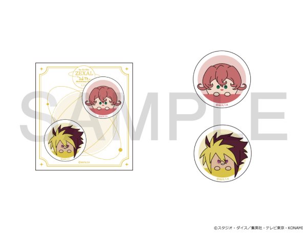 画像1: 遊☆戯☆王ＺＥＸＡＬ×COLLABOCAFEHONPO BLANC 2026 アクリルクリップセットD (1)