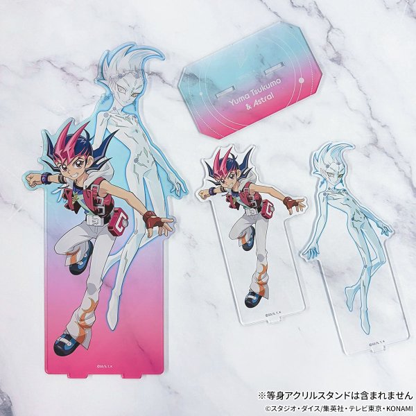 画像3: 遊☆戯☆王ＺＥＸＡＬ×COLLABOCAFEHONPO BLANC 2026 BIGアクリルスタンド(九十九 遊馬&アストラル) (3)