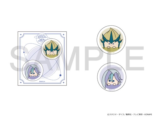 画像1: 遊☆戯☆王ＺＥＸＡＬ×COLLABOCAFEHONPO BLANC 2026 アクリルクリップセットC (1)