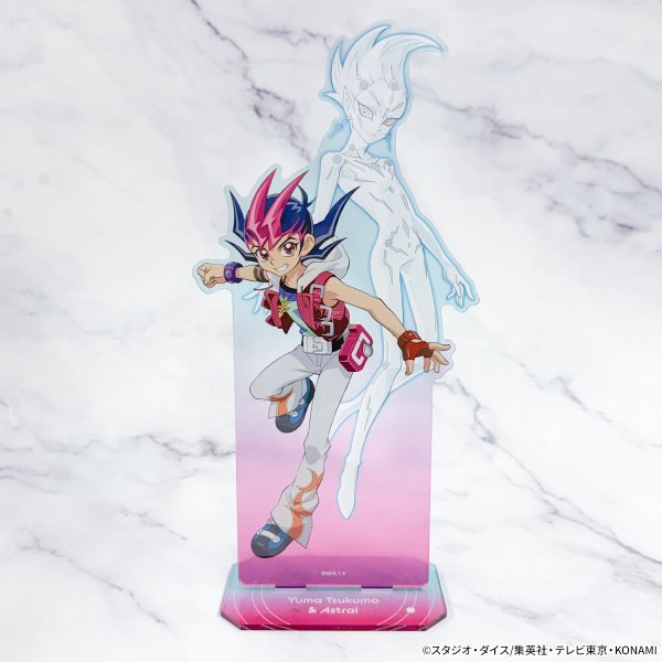 画像2: 遊☆戯☆王ＺＥＸＡＬ×COLLABOCAFEHONPO BLANC 2026 BIGアクリルスタンド(九十九 遊馬&アストラル) (2)