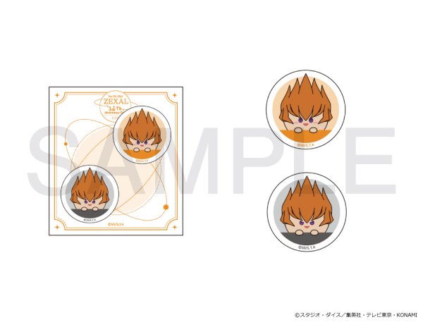 画像1: 遊☆戯☆王ＺＥＸＡＬ×COLLABOCAFEHONPO BLANC 2026 アクリルクリップセットE (1)