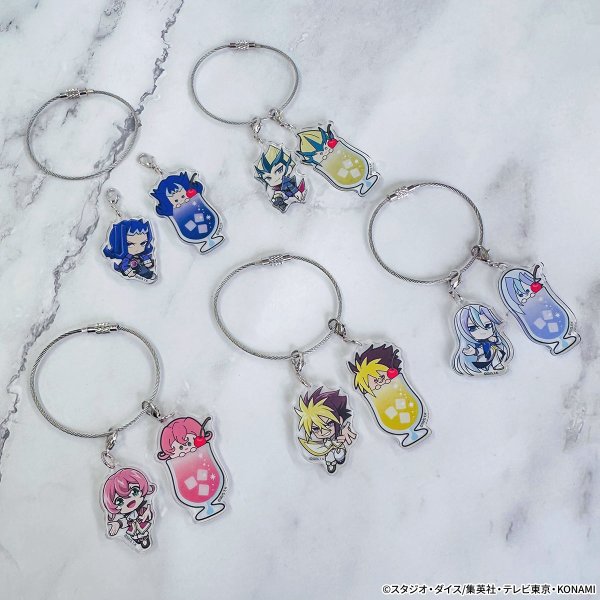 画像3: 遊☆戯☆王ＺＥＸＡＬ×COLLABOCAFEHONPO BLANC 2026 トレーディングアクリルワイヤーチャームA (3)