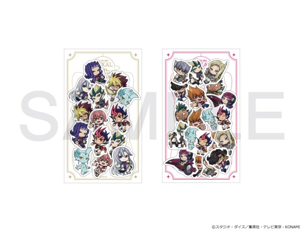 画像2: 遊☆戯☆王ＺＥＸＡＬ×COLLABOCAFEHONPO BLANC 2026 フレークシールB (2)