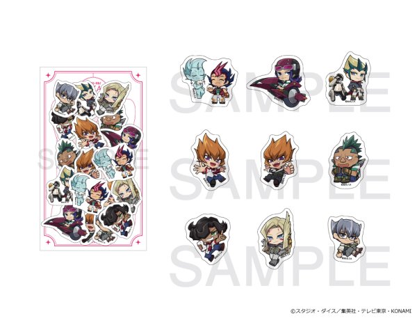 画像1: 遊☆戯☆王ＺＥＸＡＬ×COLLABOCAFEHONPO BLANC 2026 フレークシールB (1)