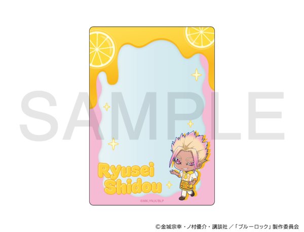 画像1: TVアニメ『ブルーロック』×COLLABOCAFEHONPO 2026 B7サイズカードケース(士道 龍聖) (1)