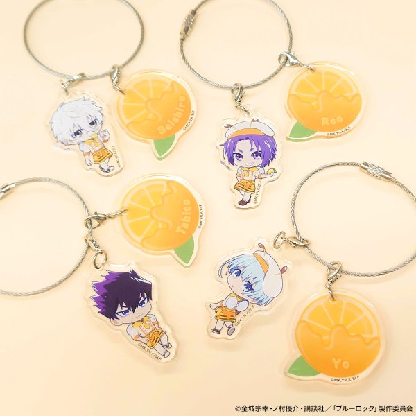 画像2: TVアニメ『ブルーロック』×COLLABOCAFEHONPO 2026 トレーディングアクリルワイヤーチャーム (2)