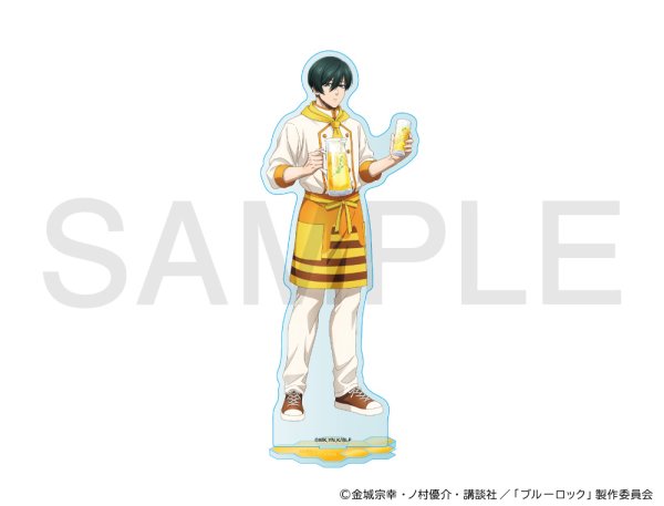 画像1: TVアニメ『ブルーロック』×COLLABOCAFEHONPO 2026 等身アクリルスタンド(糸師 凛) (1)