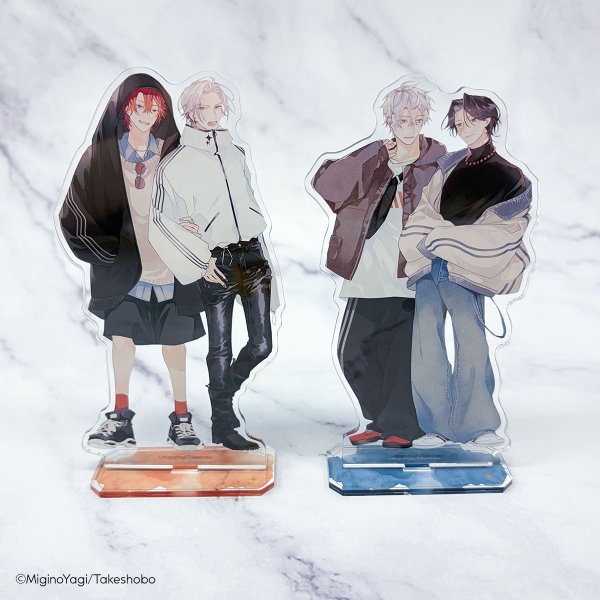 画像4: ミギノヤギ先生×きゃらドリ!! BLANC 2026 等身アクリルスタンド(凪がれ星) (4)
