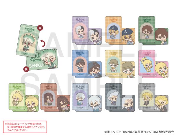 画像1: TVアニメ「Dr.STONE」×mixx garden 2026 トレーディングちびキャラビジュアル硬質カード (1)