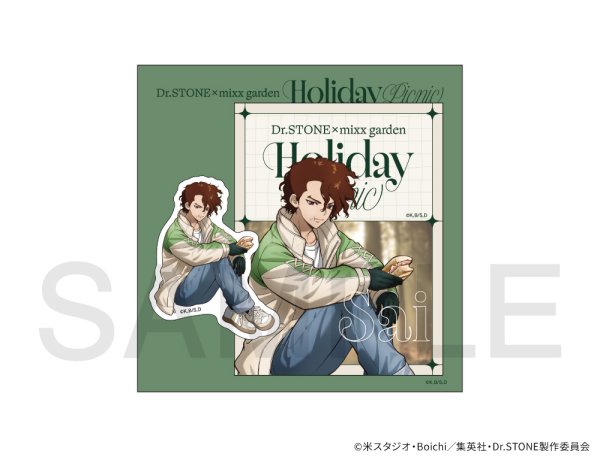 画像1: TVアニメ「Dr.STONE」×mixx garden 2026 ステッカーセット(SAI) (1)