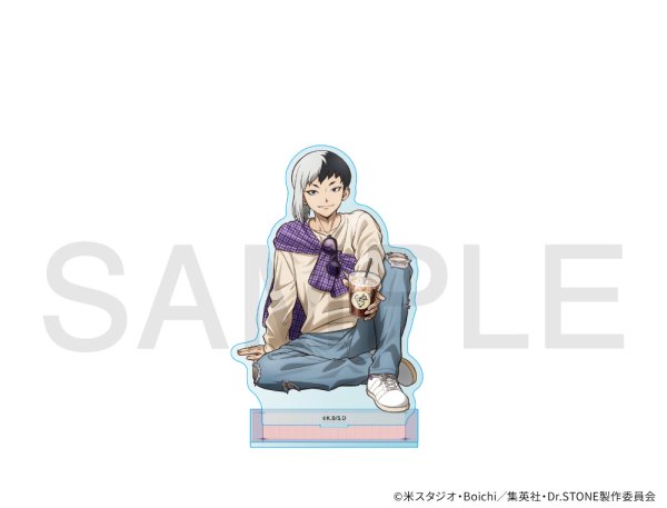 画像1: TVアニメ「Dr.STONE」×mixx garden 2026 等身アクリルスタンド(あさぎりゲン) (1)