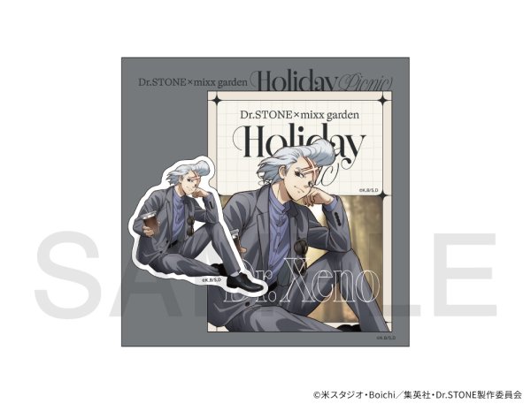 画像1: TVアニメ「Dr.STONE」×mixx garden 2026 ステッカーセット(Dr.ゼノ) (1)