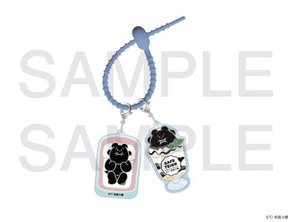 画像1: 低音火傷×COLLABOCAFEHONPO BLANC 2026 アクリルシリコンチャームA(低音2号) (1)