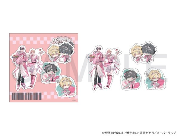 画像1: LiQulle Drink Stand×きゃらドリ!! BLANC 2026 ステッカーセット(地雷系ヘビー級ラバー) (1)