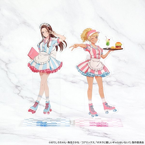 画像4: アニメ「オタクに優しいギャルはいない!?」×きゃらドリ!! BLANC 2026 等身アクリルスタンド(天音慶) (4)