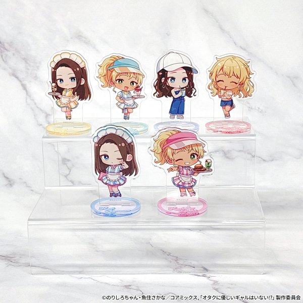 画像2: アニメ「オタクに優しいギャルはいない!?」×きゃらドリ!! BLANC 2026 トレーディングちびキャラアクリルスタンド (2)
