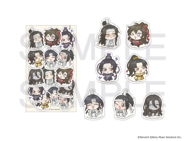 画像1: 漫画『魔道祖師』×mixx garden 2026 フレークシール (1)