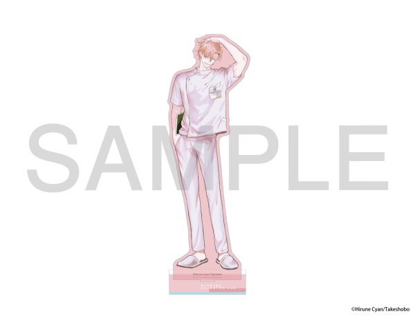 画像1: 岸辺整骨ラボ×COLLABOCAFEHONPO BLANC 2026 等身アクリルスタンド【B】(岸辺 一舞) (1)