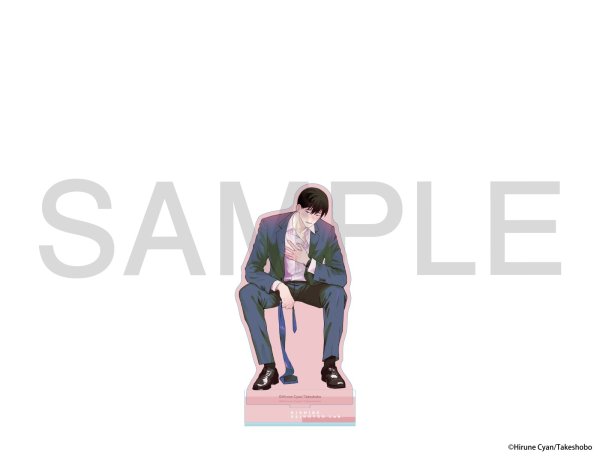 画像1: 岸辺整骨ラボ×COLLABOCAFEHONPO BLANC 2026 等身アクリルスタンド【B】(黒岩 直斗) (1)