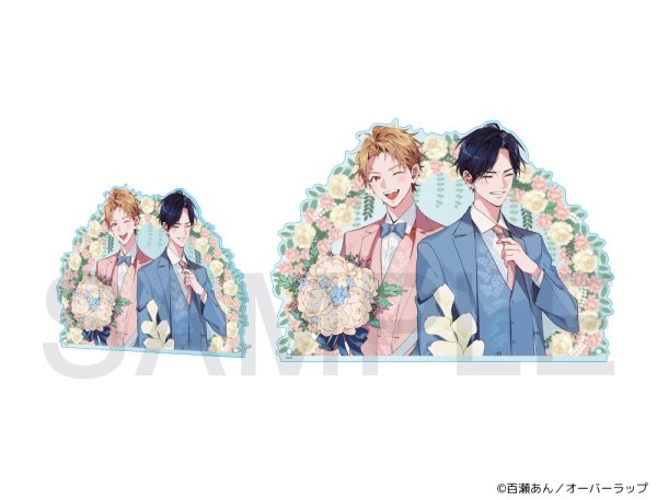 画像1: アオハルは愛し愛され×mixx garden 2026 バストアップアクリルパネル (1)