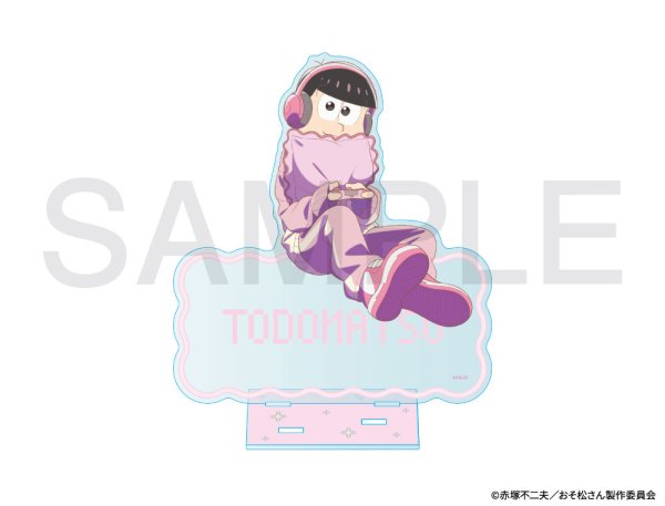 画像1: おそ松さん×mixx garden 2026 等身アクリルスタンド(トド松) (1)