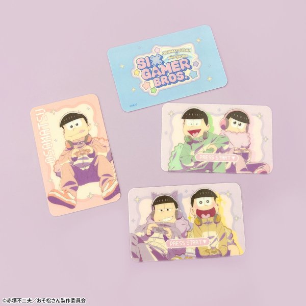 画像2: おそ松さん×mixx garden 2026 トレーディングビジュアル硬質カードA (2)