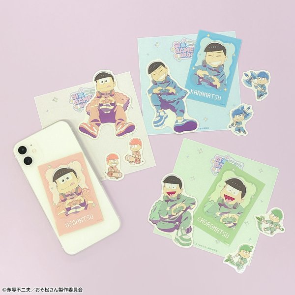 画像3: おそ松さん×mixx garden 2026 ステッカーセット(チョロ松) (3)