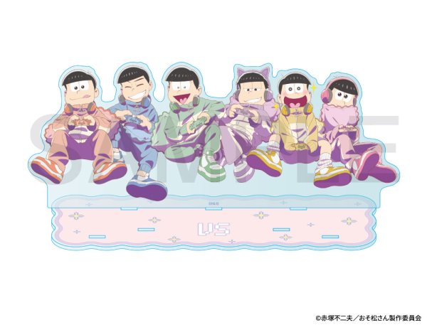 画像1: おそ松さん×mixx garden 2026 ジオラマアクリルスタンド (1)