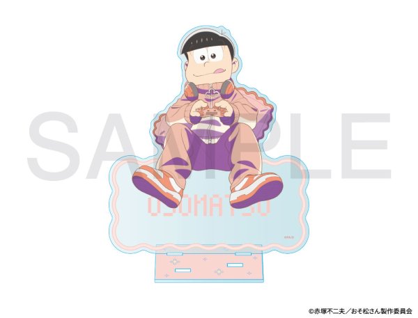 画像1: おそ松さん×mixx garden 2026 等身アクリルスタンド(おそ松) (1)