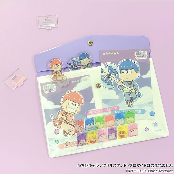 画像2: おそ松さん×mixx garden 2026 B6サイズエンベロープケース (2)