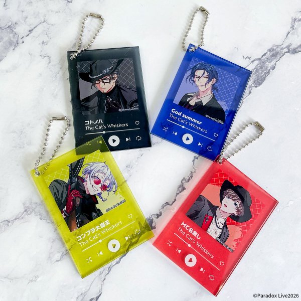 画像3: Paradox Live×COLLABOCAFEHONPO BLANC 2026 トレーディング音楽プレイヤー風アクリルチャームA (3)