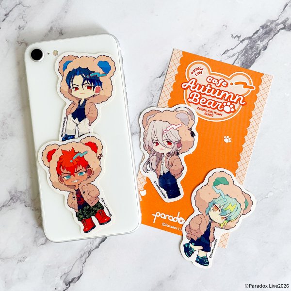 画像2: Paradox Live×COLLABOCAFEHONPO BLANC 2026 ステッカーセット(獄Luck) (2)