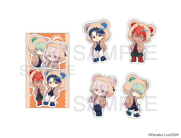 画像1: Paradox Live×COLLABOCAFEHONPO BLANC 2026 ステッカーセット(獄Luck) (1)