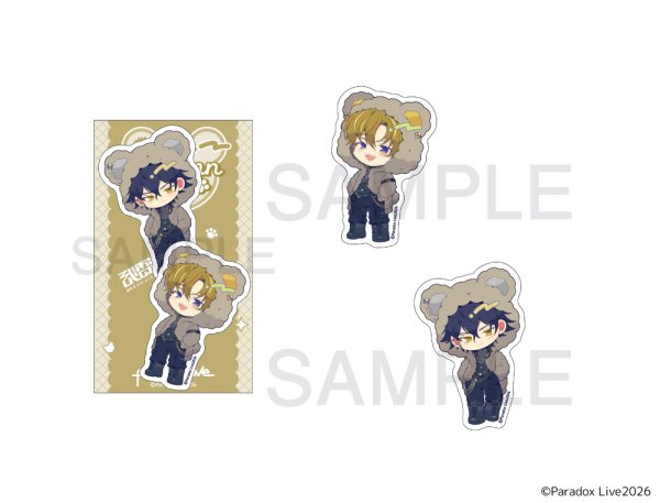 画像1: Paradox Live×COLLABOCAFEHONPO BLANC 2026 ステッカーセット(武雷管) (1)
