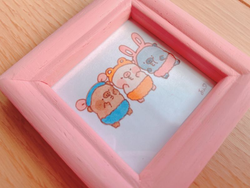 とんとんてん あんこ ミニ原画 遊園地c