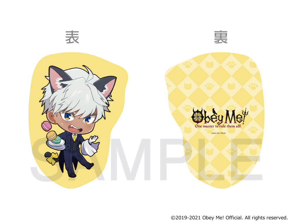 【販売期間終了】Obey Me!×mixx garden 黒猫執事喫茶 ミニキャラクッション(マモン)